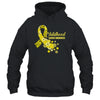 Childhood Cancer Awareness Ribbon Cancer Survivor Groovy Shirt & Hoodie | siriusteestore