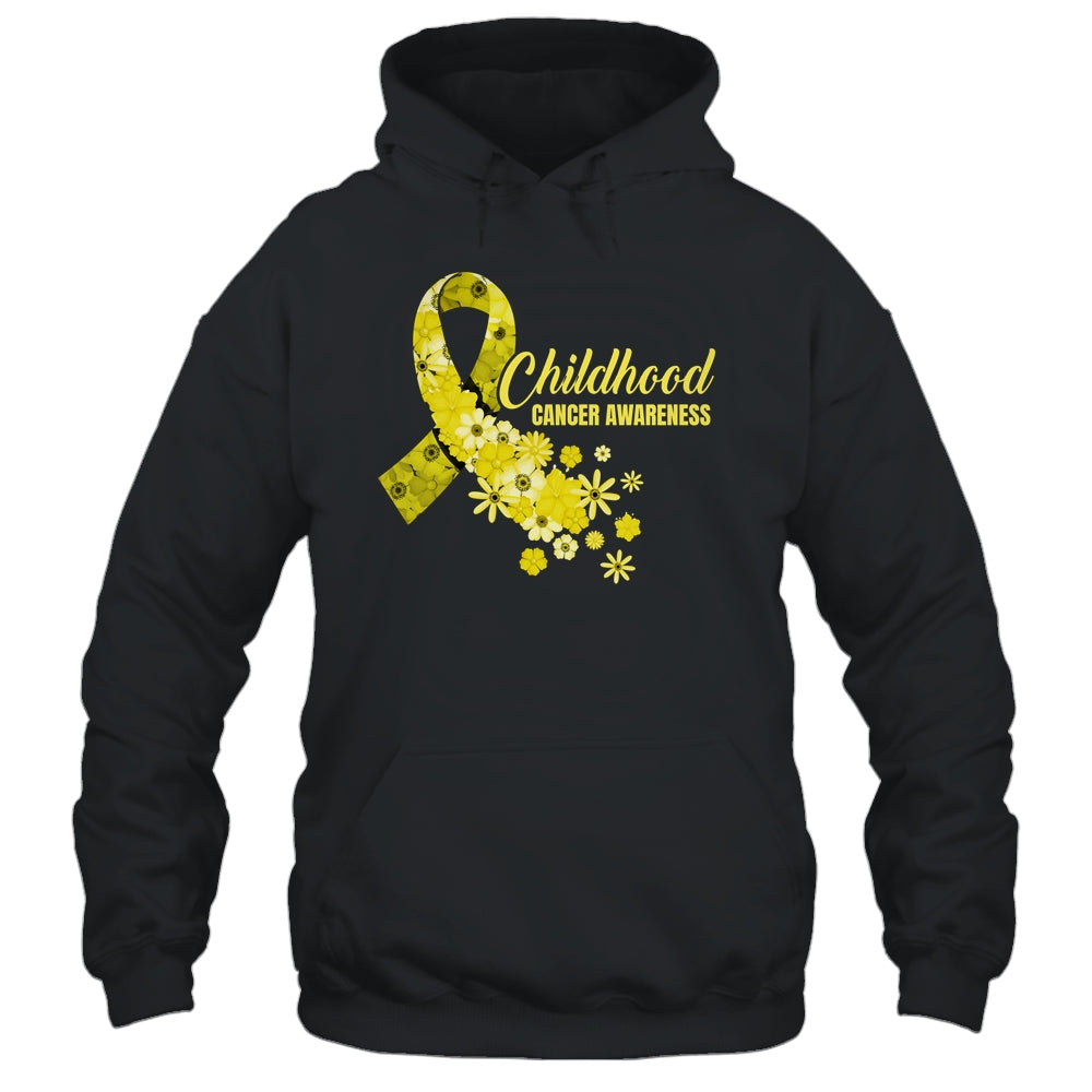 Childhood Cancer Awareness Ribbon Cancer Survivor Groovy Shirt & Hoodie | siriusteestore