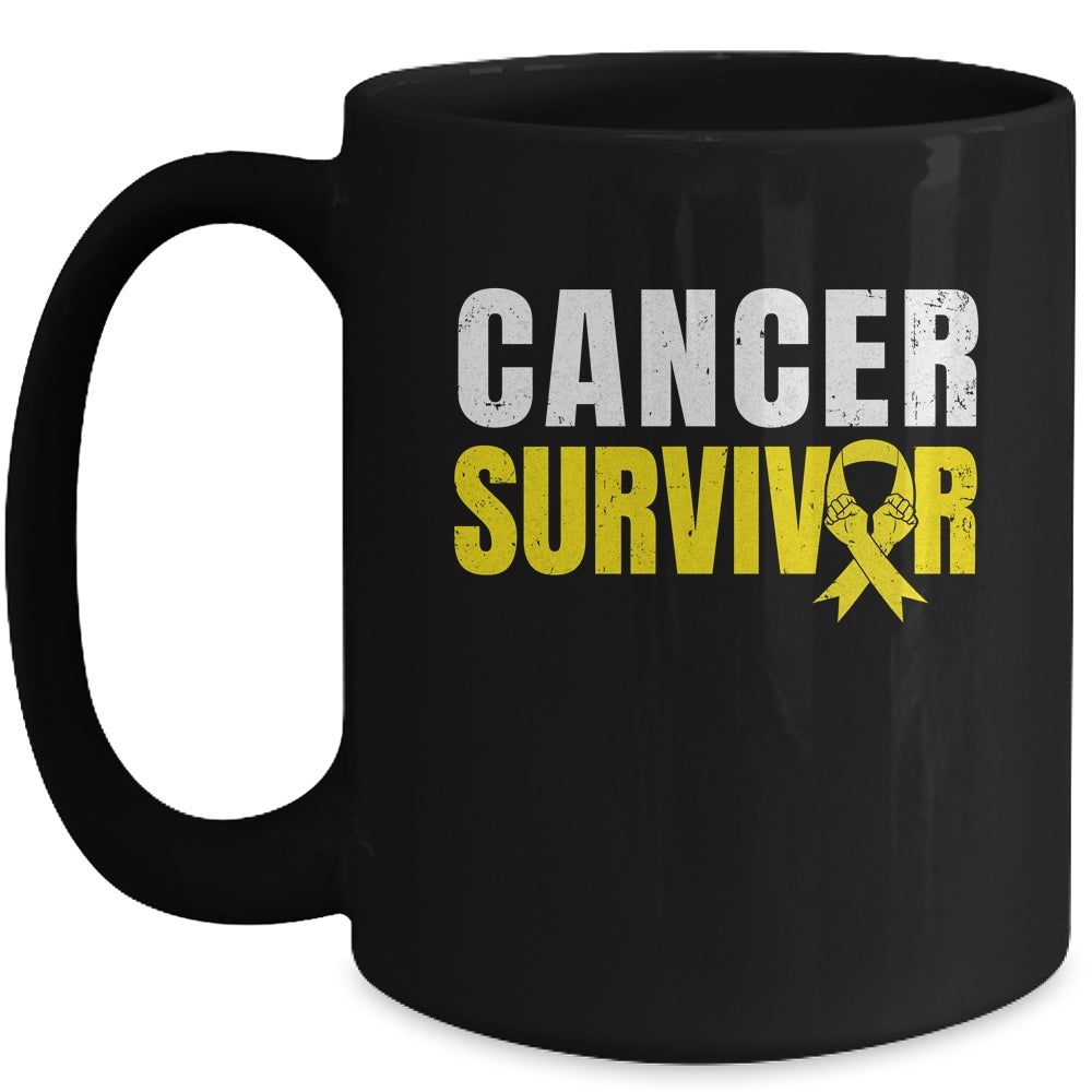 Childhood Cancer Survivor Childhood Cancer Awareness Mug | siriusteestore