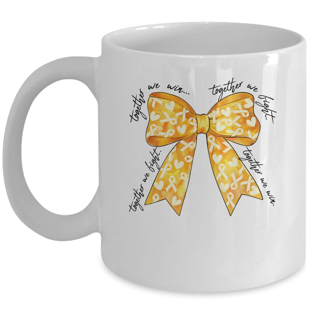 Childhood Cancer Warrior Together We Fight Together We Win Mug | siriusteestore
