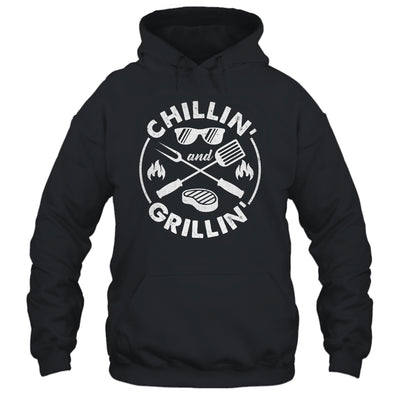 Chillin And Grillin Costume Funny BBQ Grilling Dad Shirt & Hoodie | siriusteestore