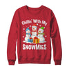 Chillin With My Snowmies Ugly Christmas Snowman Family Shirt & Sweatshirt | siriusteestore