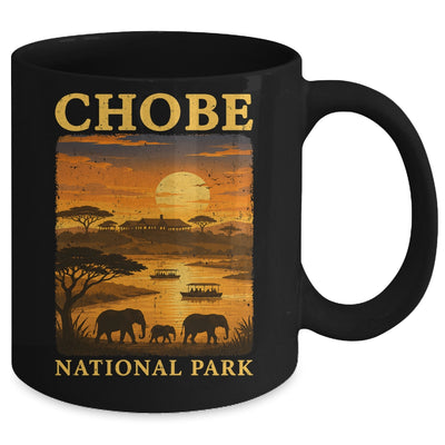 Chobe National Park Travel Botswana Safari Wildlife Retro Mug | siriusteestore