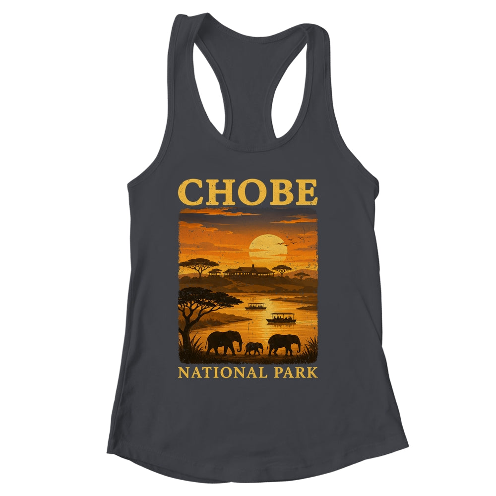 Chobe National Park Travel Botswana Safari Wildlife Retro Shirt & Tank Top | siriusteestore