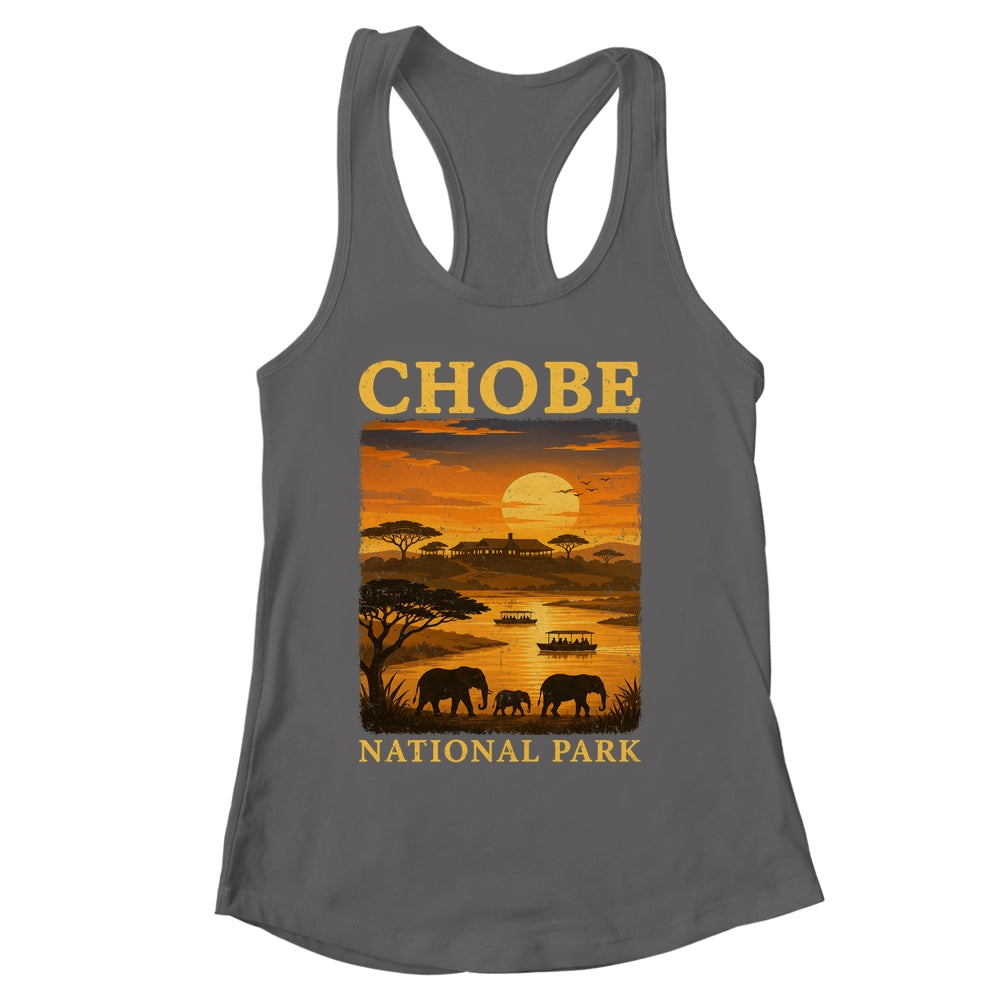 Chobe National Park Travel Botswana Safari Wildlife Retro Shirt & Tank Top | siriusteestore