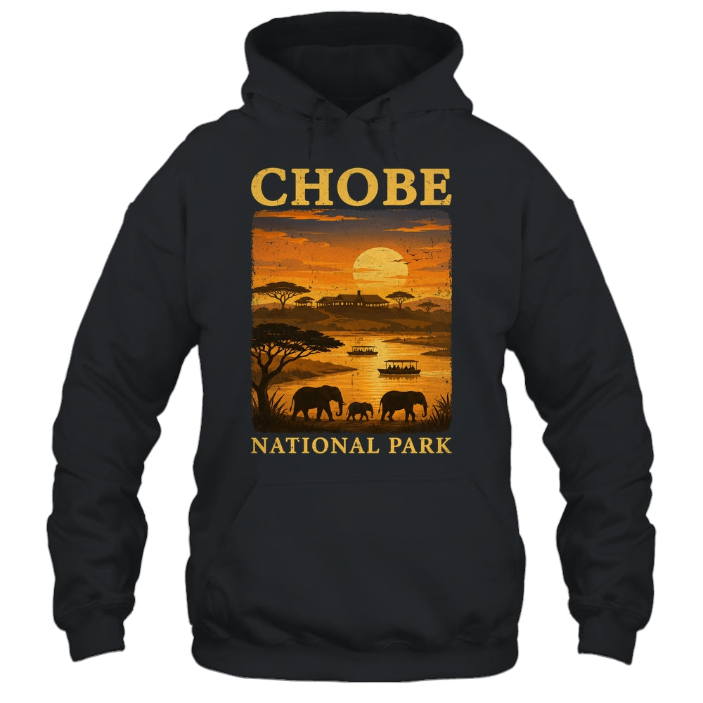 Chobe National Park Travel Botswana Safari Wildlife Retro Shirt & Tank Top | siriusteestore