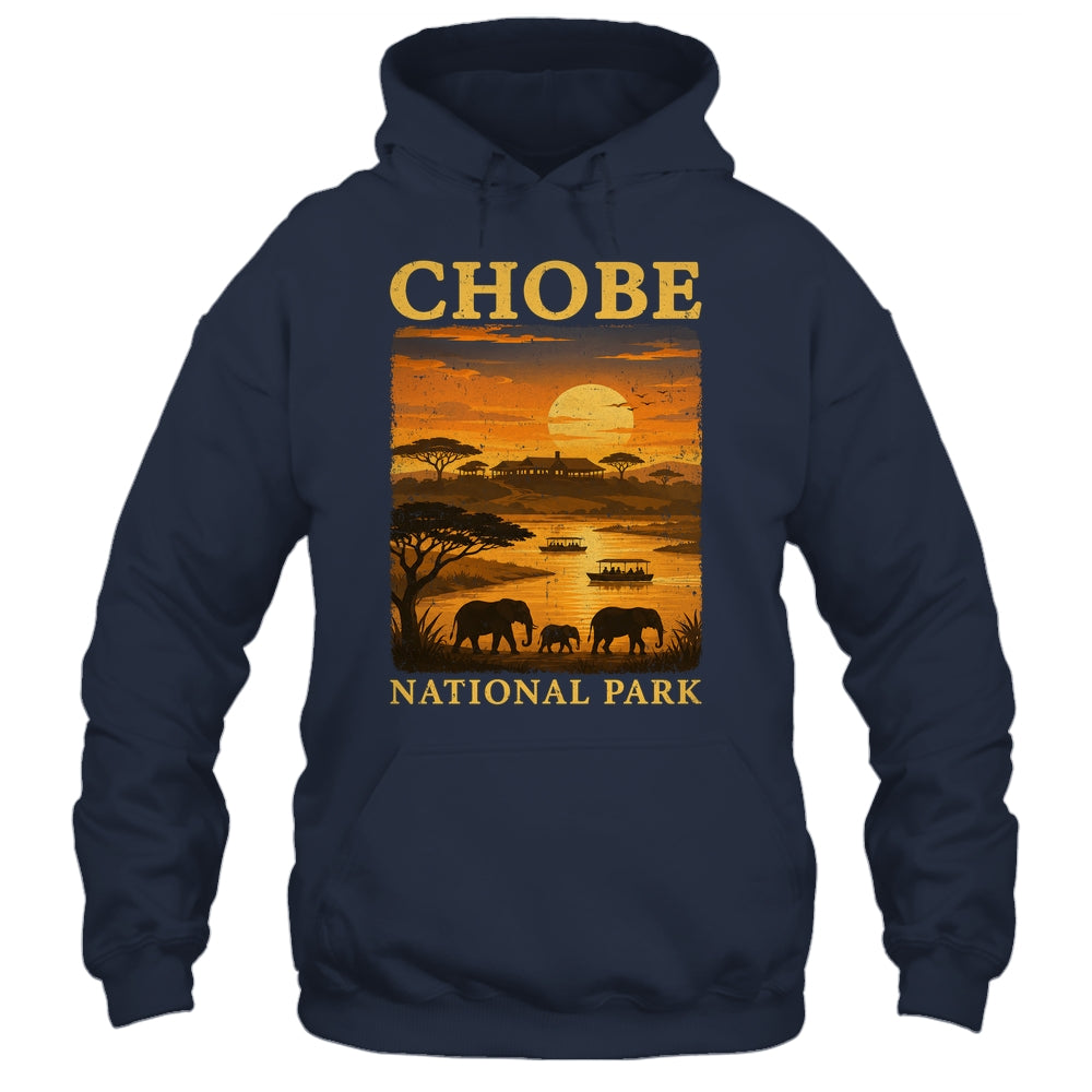 Chobe National Park Travel Botswana Safari Wildlife Retro Shirt & Tank Top | siriusteestore