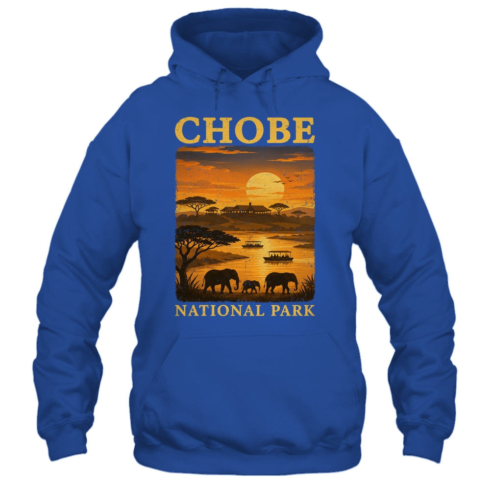 Chobe National Park Travel Botswana Safari Wildlife Retro Shirt & Tank Top | siriusteestore