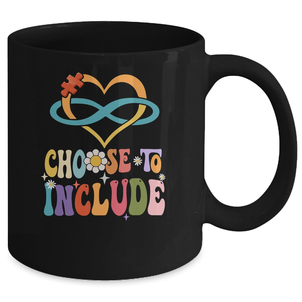 Choose To Include Autism Awareness Teacher Special Education Mug | siriusteestore