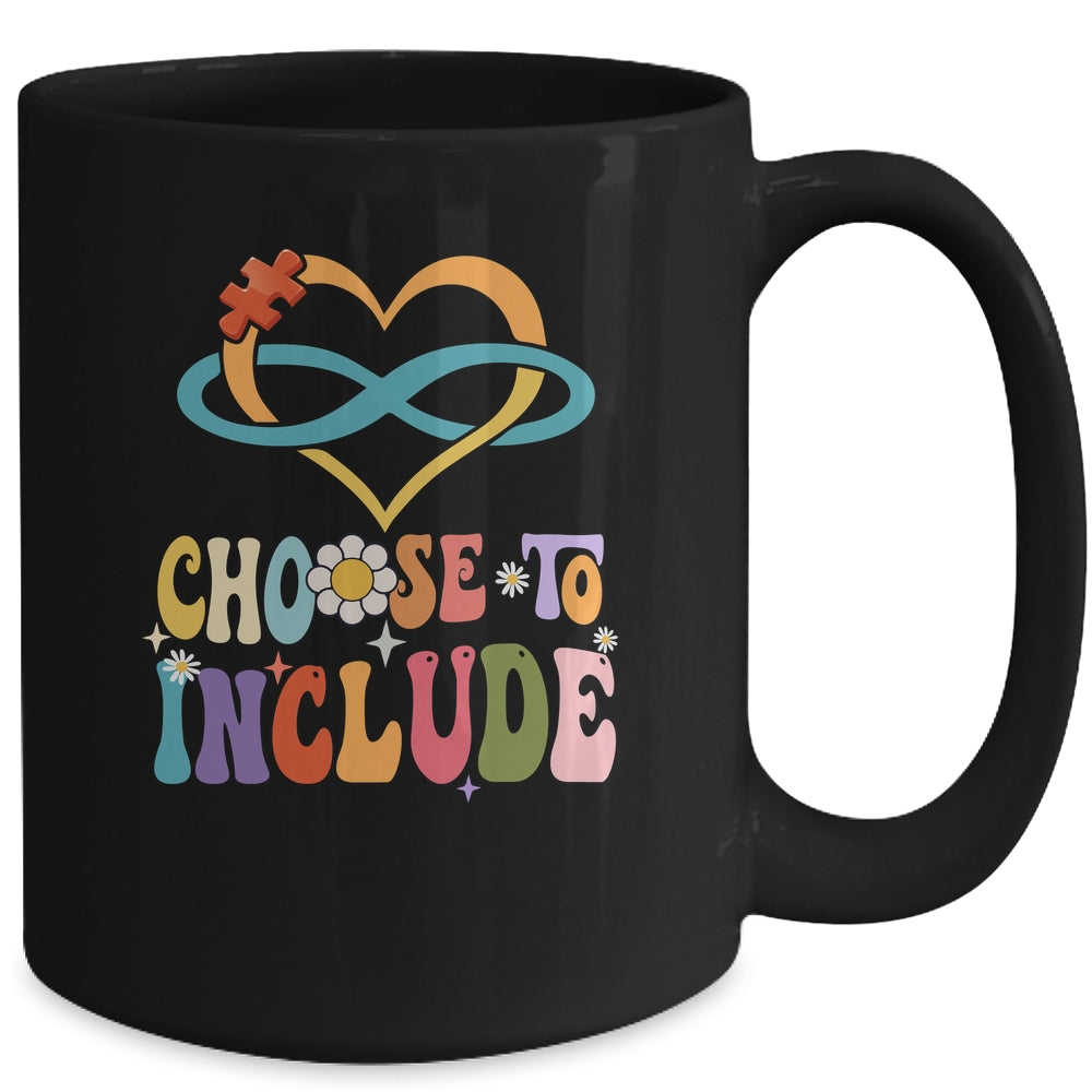 Choose To Include Autism Awareness Teacher Special Education Mug | siriusteestore