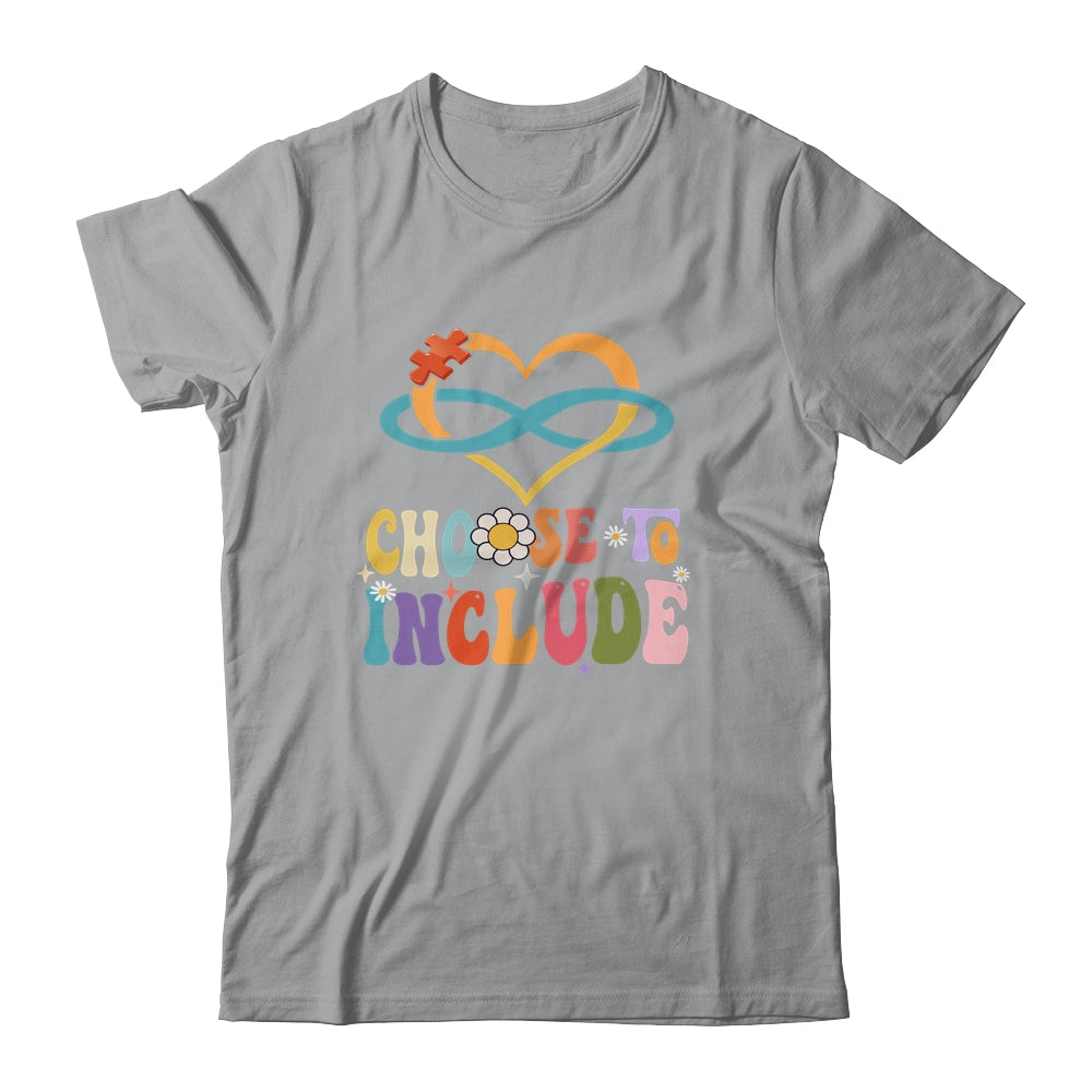 Choose To Include Autism Awareness Teacher Special Education Shirt & Hoodie | siriusteestore