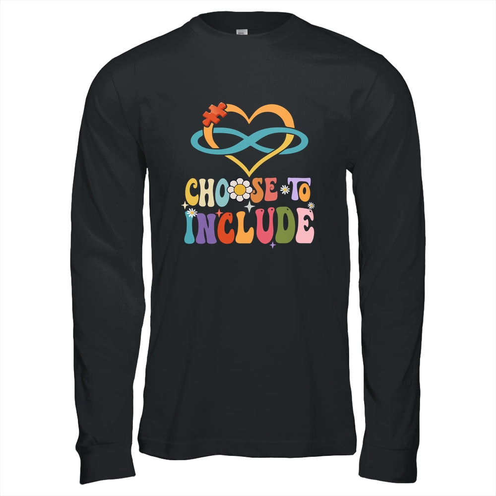 Choose To Include Autism Awareness Teacher Special Education Shirt & Hoodie | siriusteestore