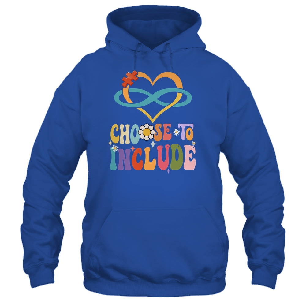 Choose To Include Autism Awareness Teacher Special Education Shirt & Hoodie | siriusteestore