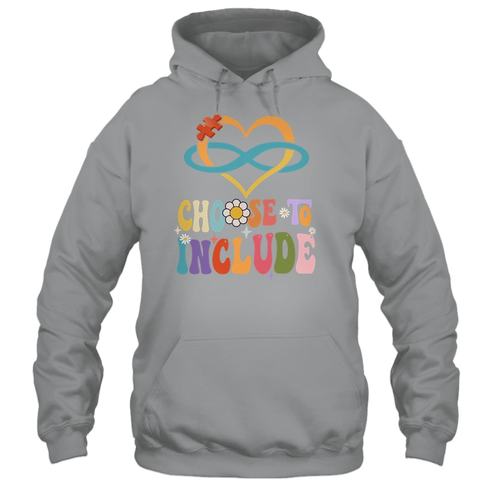 Choose To Include Autism Awareness Teacher Special Education Shirt & Hoodie | siriusteestore