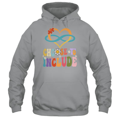 Choose To Include Autism Awareness Teacher Special Education Shirt & Hoodie | siriusteestore
