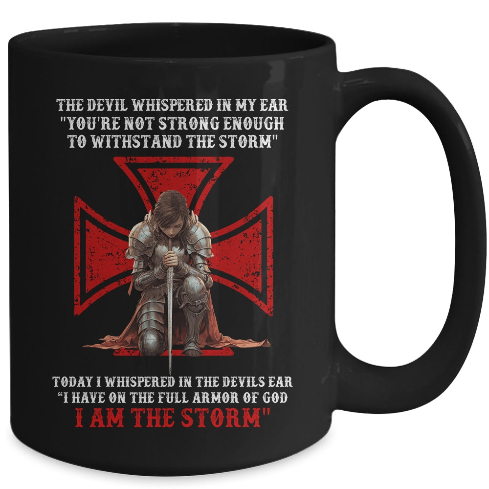 Christian Bible Verse Religious Cross Faith Knights Women Mug | siriusteestore