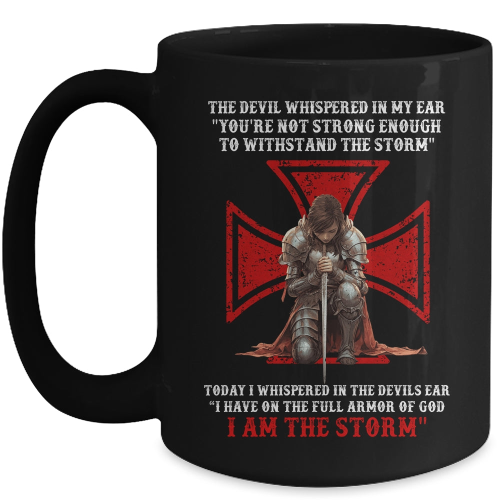 Christian Bible Verse Religious Cross Faith Knights Women Mug | siriusteestore