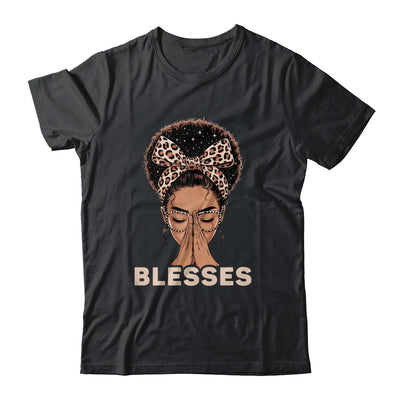 Christian Blessed Black Woman Praying Afro African American Shirt & Tank Top | siriusteestore