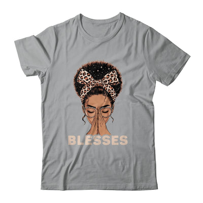 Christian Blessed Black Woman Praying Afro African American Shirt & Tank Top | siriusteestore