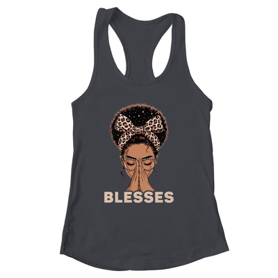 Christian Blessed Black Woman Praying Afro African American Shirt & Tank Top | siriusteestore