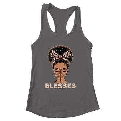 Christian Blessed Black Woman Praying Afro African American Shirt & Tank Top | siriusteestore