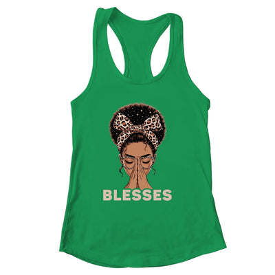 Christian Blessed Black Woman Praying Afro African American Shirt & Tank Top | siriusteestore