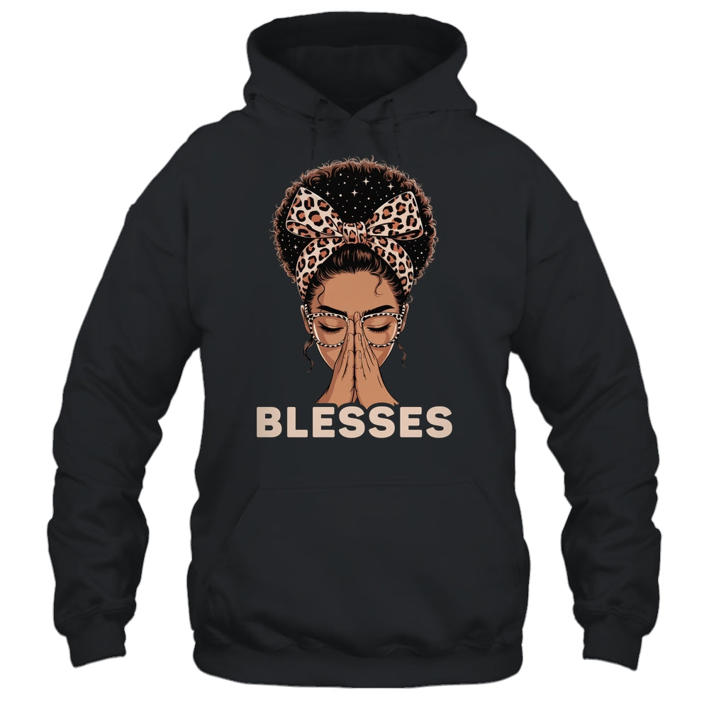 Christian Blessed Black Woman Praying Afro African American Shirt & Tank Top | siriusteestore