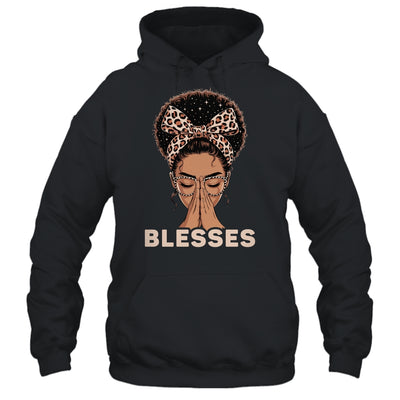 Christian Blessed Black Woman Praying Afro African American Shirt & Tank Top | siriusteestore