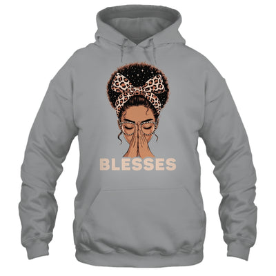 Christian Blessed Black Woman Praying Afro African American Shirt & Tank Top | siriusteestore