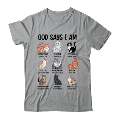 Christian Girl God Says I Am Cat Jesus Faith Bible Verse Shirt & Hoodie | siriusteestore
