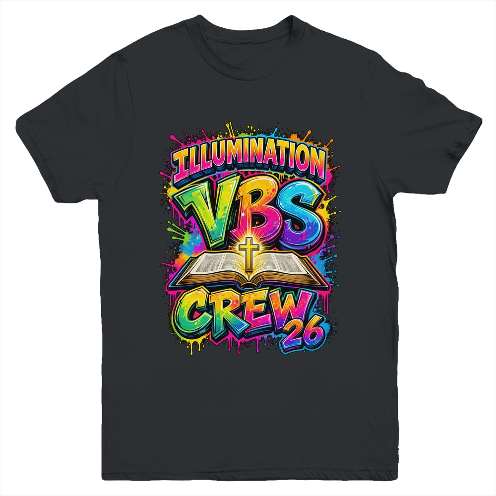 Christian Illumination Vbs Crew 2026 Youth Camp Volunteer Youth Shirt | siriusteestore
