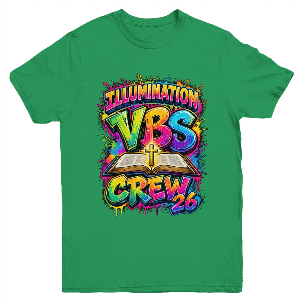 Christian Illumination Vbs Crew 2026 Youth Camp Volunteer Youth Shirt | siriusteestore