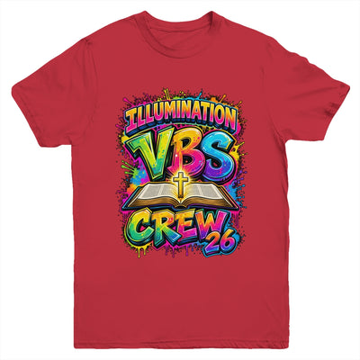Christian Illumination Vbs Crew 2026 Youth Camp Volunteer Youth Shirt | siriusteestore