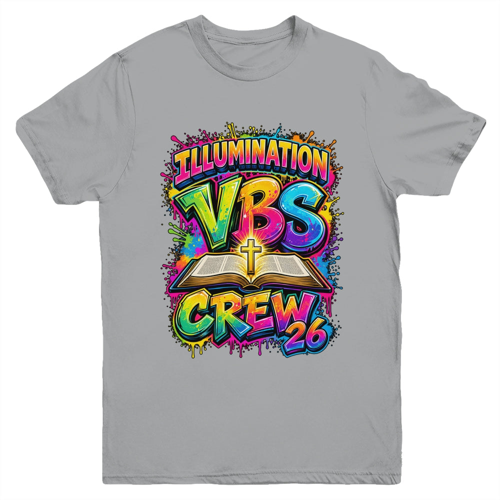 Christian Illumination Vbs Crew 2026 Youth Camp Volunteer Youth Shirt | siriusteestore