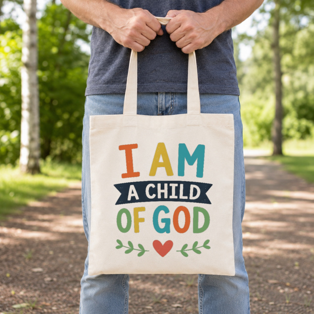 Christian Tote Bag For Women I Am A Child Of God Bible Verse Canvas Bag Church Gift Religious Faith Tote Bags Beach Shopping Grocery Reusable Everyday Use Shirt & Hoodie | siriusteestore