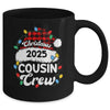 Christmas 2025 Cousin Crew Matching Xmas Lights Santa Hat Mug | siriusteestore