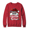 Christmas 2025 Cousin Crew Matching Xmas Lights Santa Hat Shirt & Sweatshirt | siriusteestore