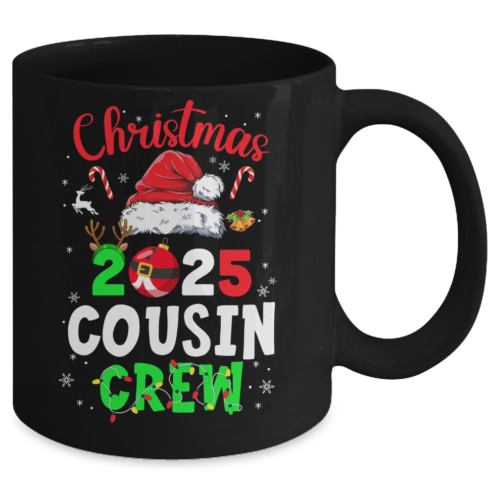 Christmas 2025 Cousin Crew Santa Hat For Men Women Kids Mug | siriusteestore