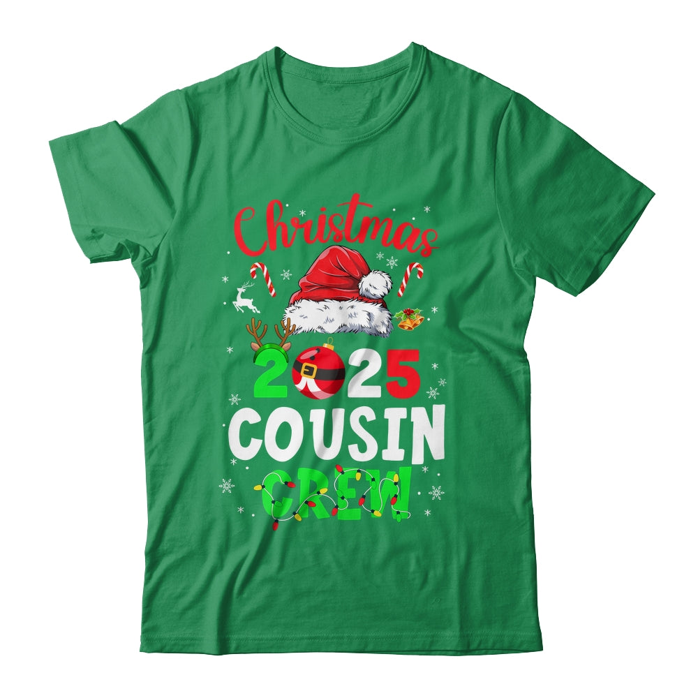 Christmas 2025 Cousin Crew Santa Hat For Men Women Kids Shirt & Sweatshirt | siriusteestore