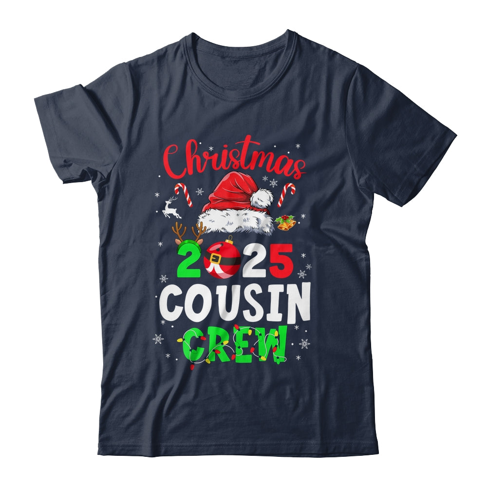 Christmas 2025 Cousin Crew Santa Hat For Men Women Kids Shirt & Sweatshirt | siriusteestore