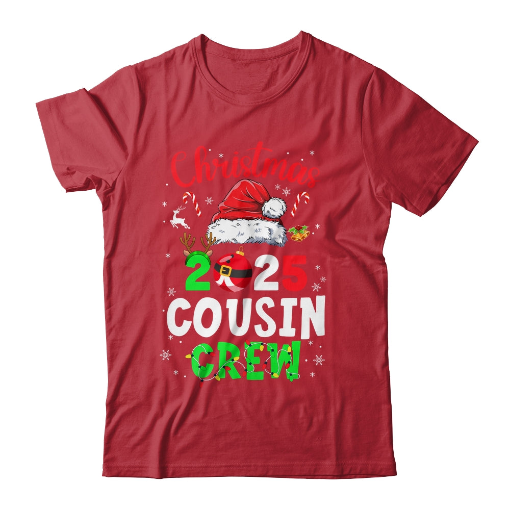 Christmas 2025 Cousin Crew Santa Hat For Men Women Kids Shirt & Sweatshirt | siriusteestore