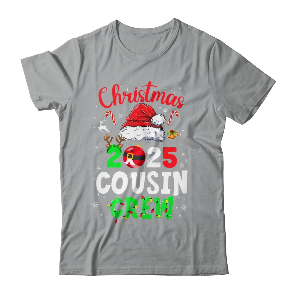 Christmas 2025 Cousin Crew Santa Hat For Men Women Kids Shirt & Sweatshirt | siriusteestore