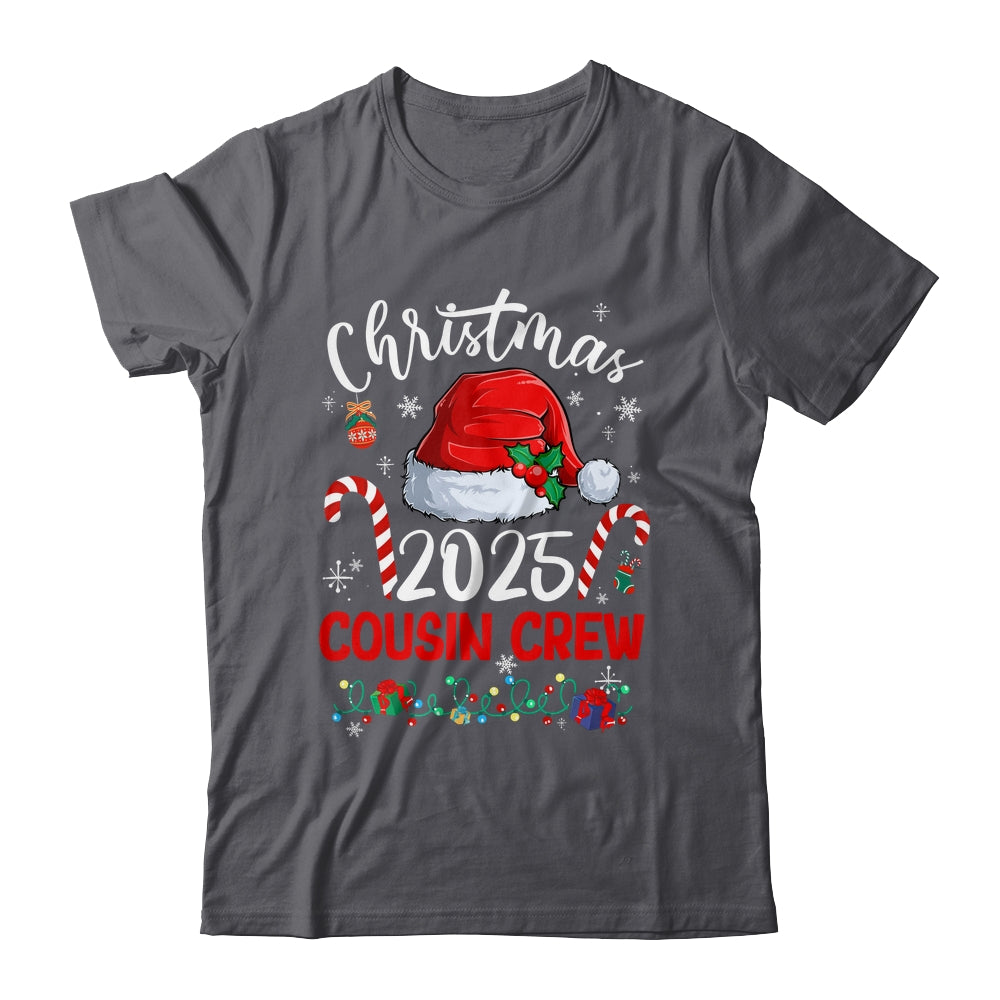 Christmas 2025 Cousin Crew Santa Hat Men Women Kids Shirt & Sweatshirt | siriusteestore