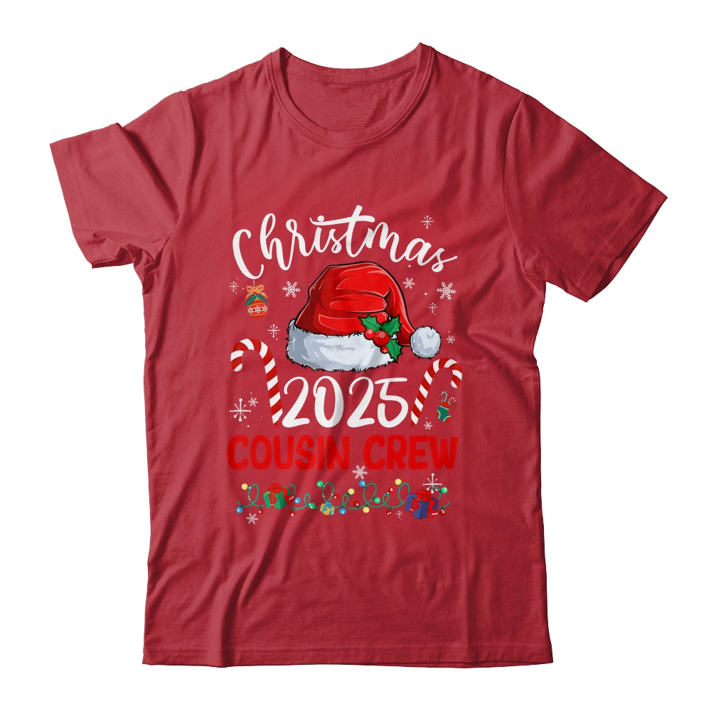 Christmas 2025 Cousin Crew Santa Hat Men Women Kids Shirt & Sweatshirt | siriusteestore