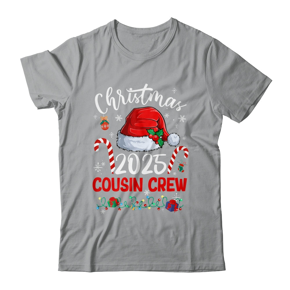 Christmas 2025 Cousin Crew Santa Hat Men Women Kids Shirt & Sweatshirt | siriusteestore