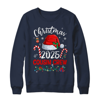 Christmas 2025 Cousin Crew Santa Hat Men Women Kids Shirt & Sweatshirt | siriusteestore