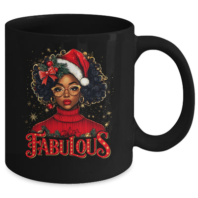 Christmas African American Melanin Afro Sleigh Queen Mug | siriusteestore