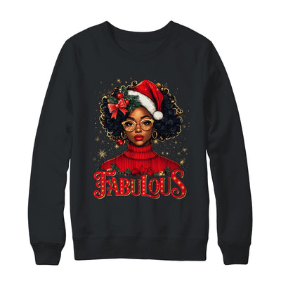 Christmas African American Melanin Afro Sleigh Queen Shirt & Sweatshirt | siriusteestore