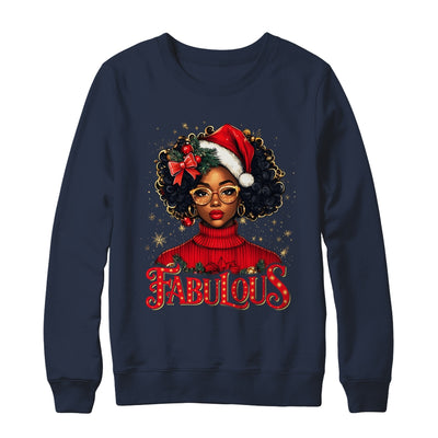 Christmas African American Melanin Afro Sleigh Queen Shirt & Sweatshirt | siriusteestore