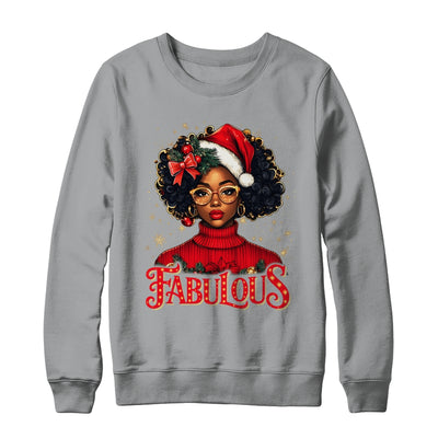 Christmas African American Melanin Afro Sleigh Queen Shirt & Sweatshirt | siriusteestore